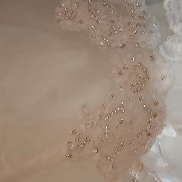 Vintage Jasmine Victorian wedding gown with train sz 6 Pirate of Caribbean style - Picture 5 of 8